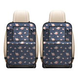 Tea pots Pattern Print Design 04 Car Seat Back Organizer