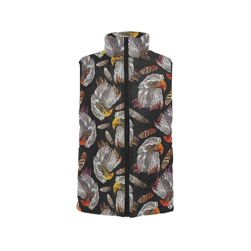 Eagle Pattern Print Design 05 Men's Padded Vest
