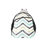 zigzag chevron paint pattern All Over Print Chest Bag