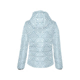 arabic pattern Women's Padded Hooded Jacket