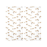 Jack Russel Pattern Print Design 04 Gauze Curtain