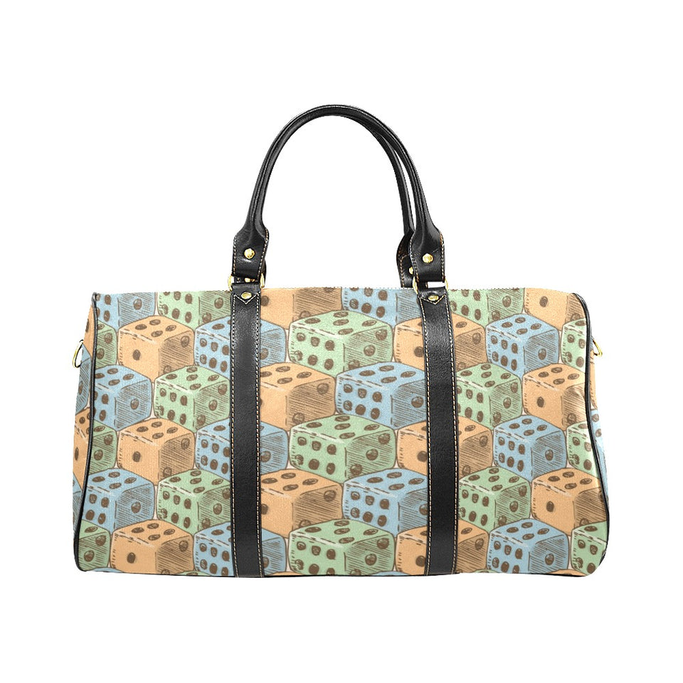 Dice Pattern Print Design 05 Travel Bag