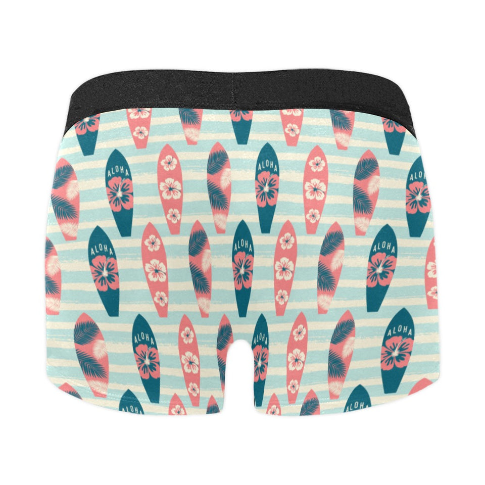 Surfboard Pattern Print Design 02 Men's All Over Print Boxer Briefs Men's Underwear