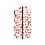 Rose Pattern Print Design 01 Men's Padded Vest
