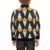 French fries dark background Kids' Boys' Girls' Bomber Jacket