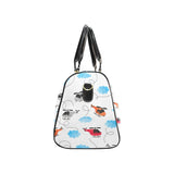 Watercolor helicopter cloud pattern Travel Bag
