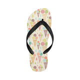 Ice cream cone pattern Unisex Flip Flops