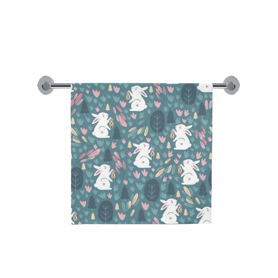 Cute rabbit pattern Bath Towel