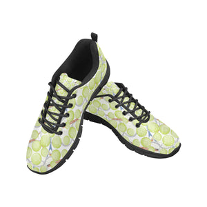 Tennis Pattern Print Design 01 Men's Breathable Sneakers ( Model 055)