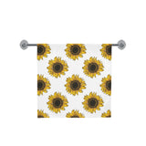 sunflowers design pattern Bath Towel