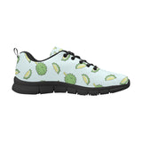 Durian pattern blue background Men's Sneaker Shoes