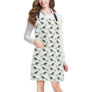 Pelican Pattern Print Design 02 All Over Print Adjustable Apron