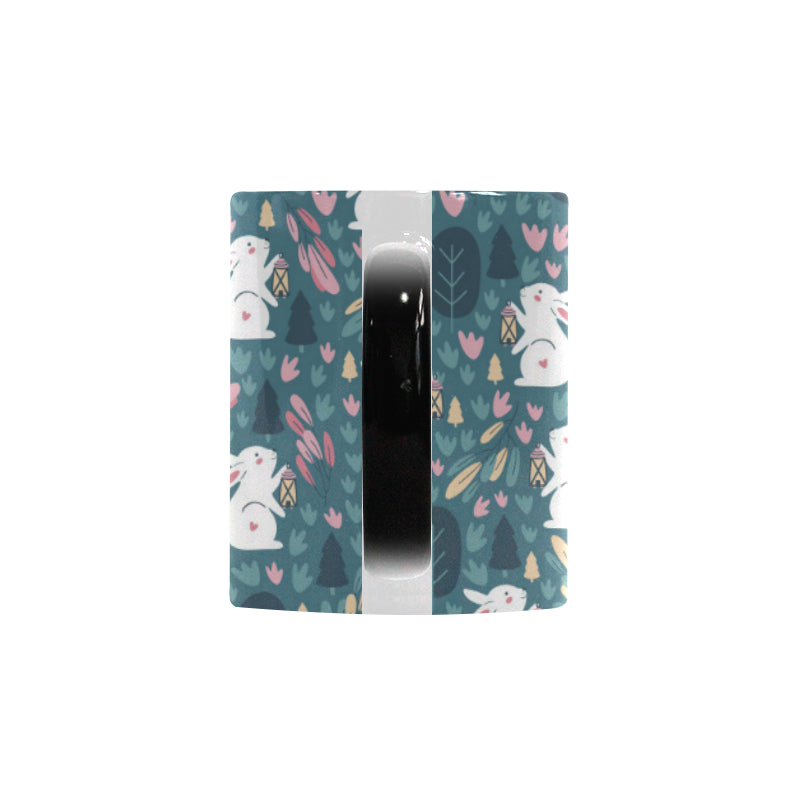 Cute rabbit pattern Morphing Mug Heat Changing Mug