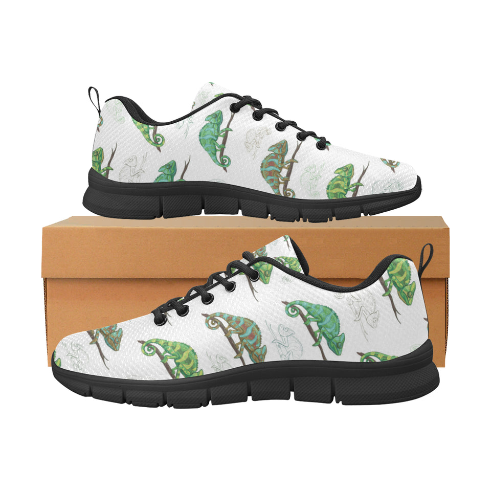Chameleon lizard pattern Men's Sneaker Shoes