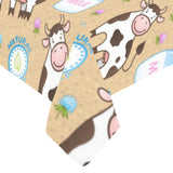 Cow bottle of milk pattern Tablecloth