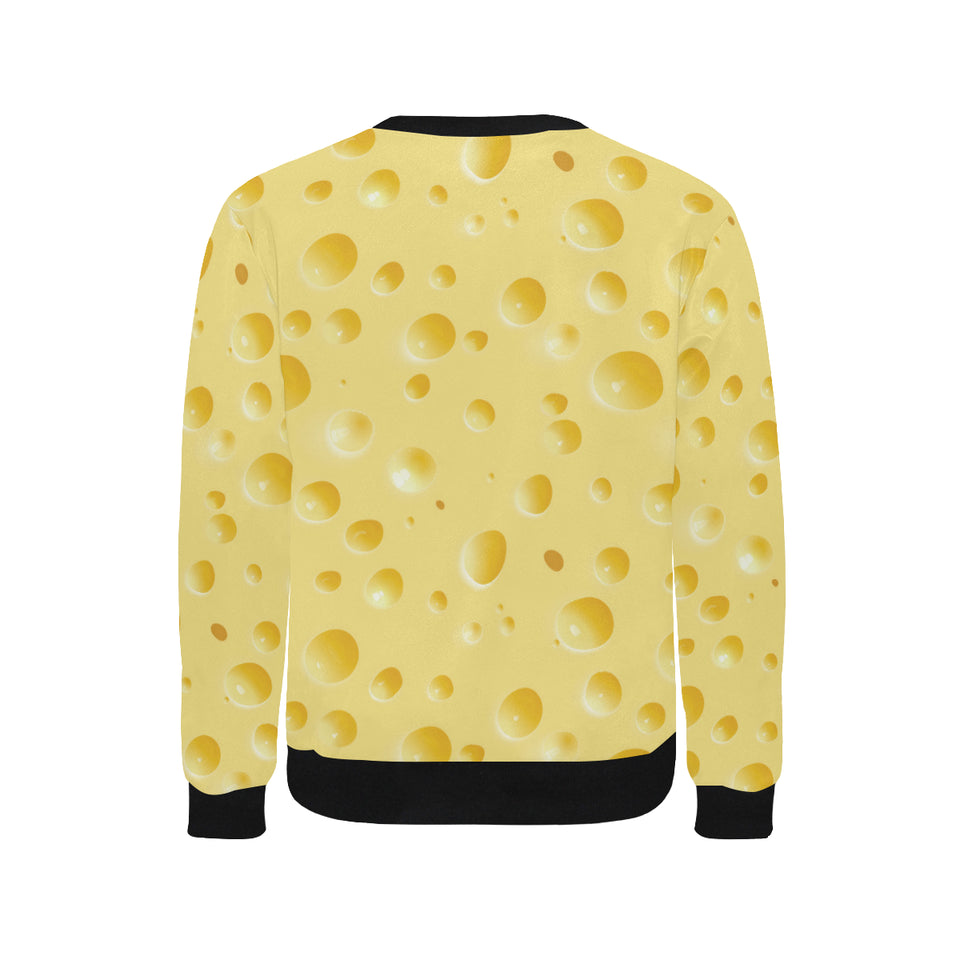 Cheese texture Men's Crew Neck Sweatshirt