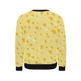 Cheese texture Men's Crew Neck Sweatshirt