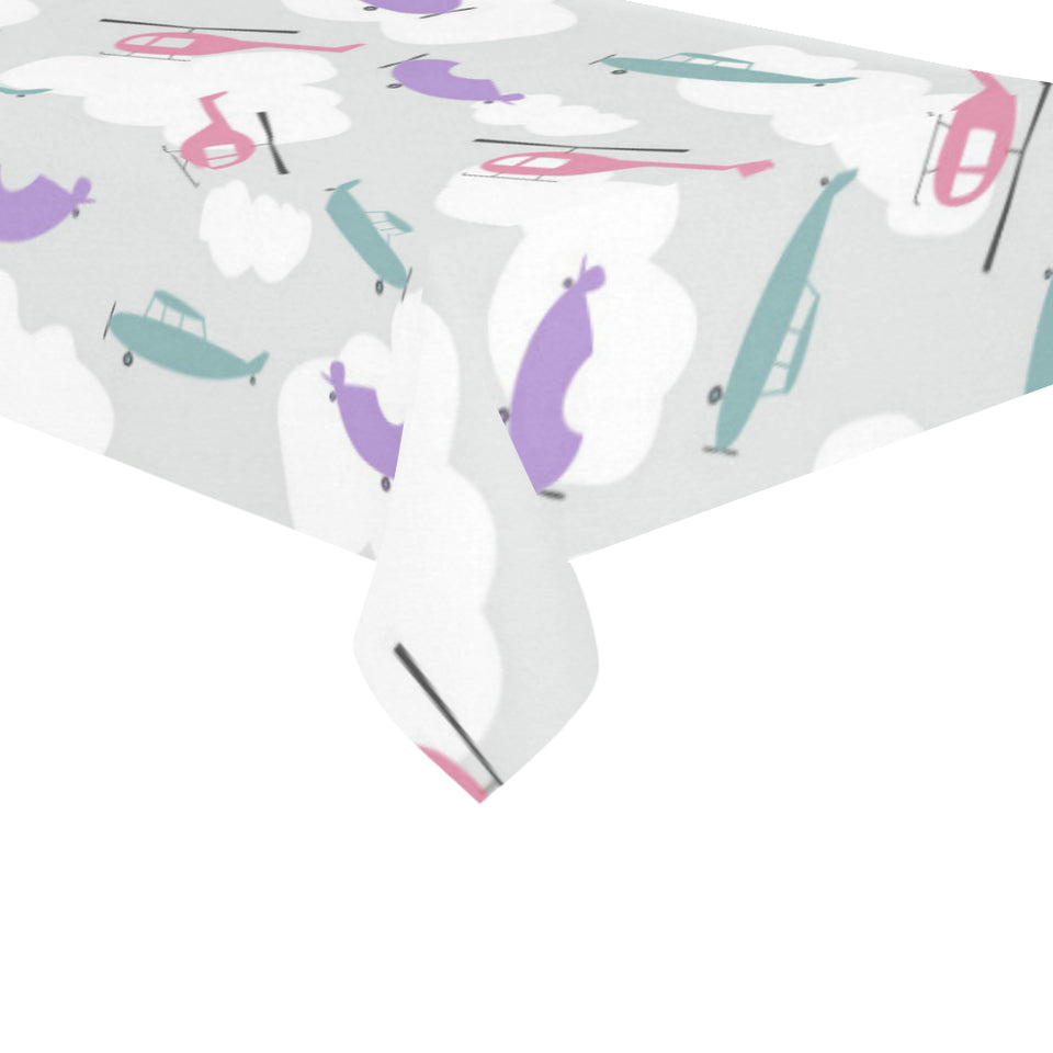 Helicopter plane pattern Tablecloth