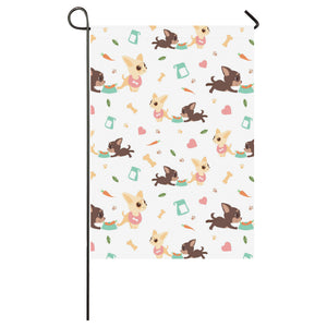 Cute Chihuahua puppie pattern House Flag Garden Flag