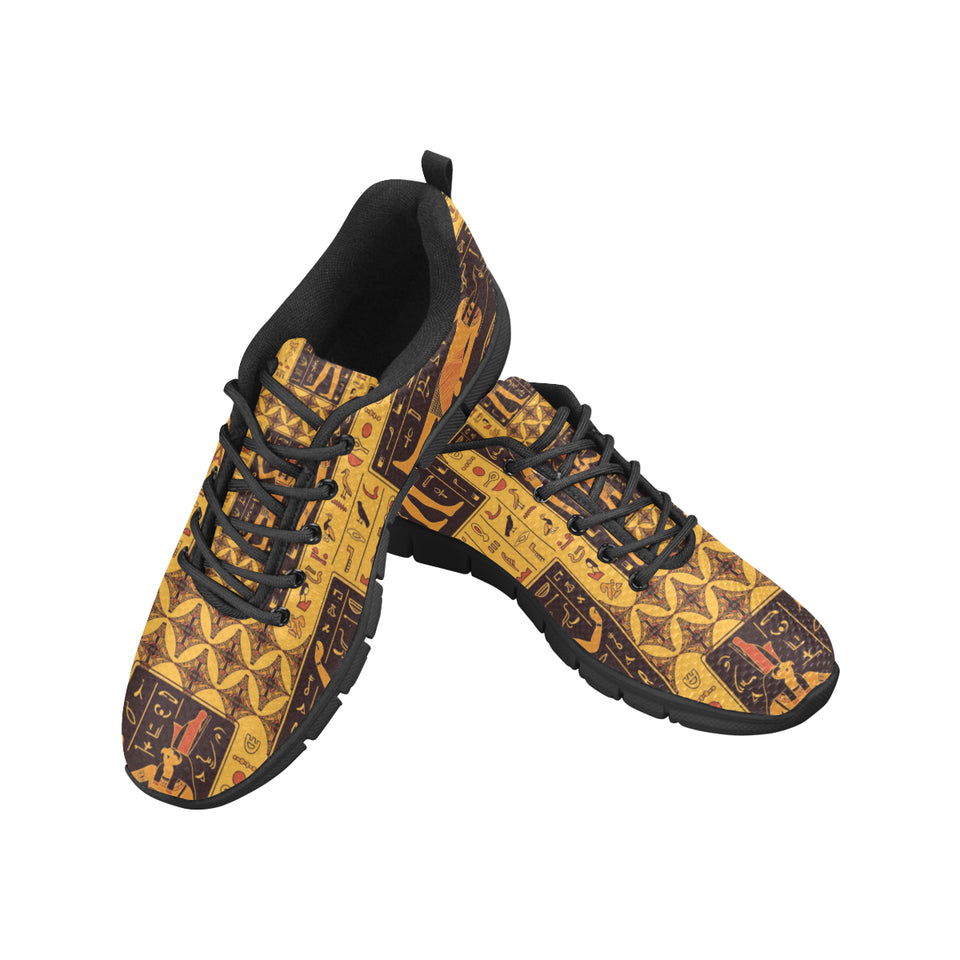 Egypt Hieroglyphics Pattern Print Design 05 Men's Breathable Sneakers ( Model 055)