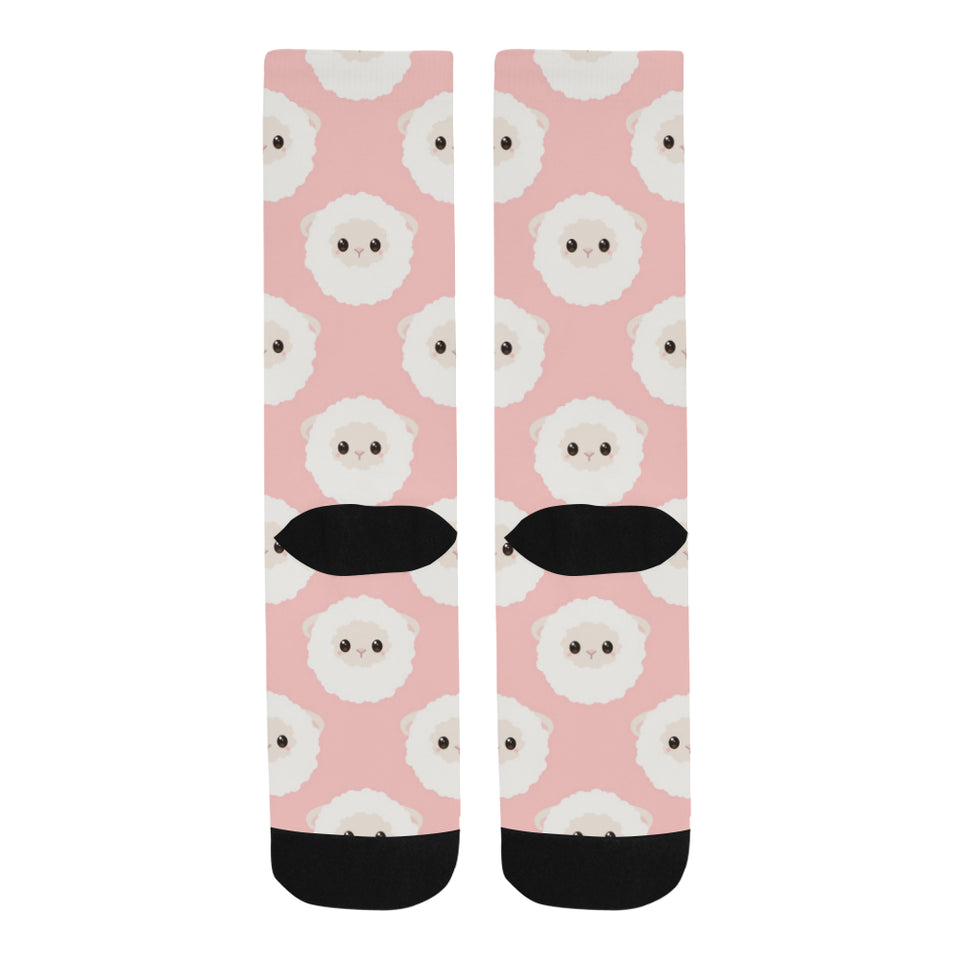Cute sheep pattern Crew Socks