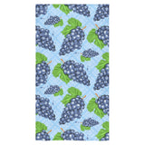 Watercolor grape pattern Bath Towel