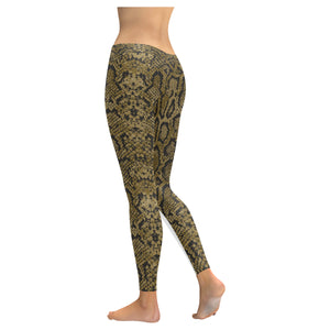 Snake skin pattern Women's Legging Fulfilled In US
