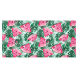 Watermelons tropical palm leaves pattern Tablecloth