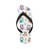 Cute owl pattern Unisex Flip Flops