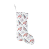 Watercolor sea turtle jellyfish pattern Christmas Stocking