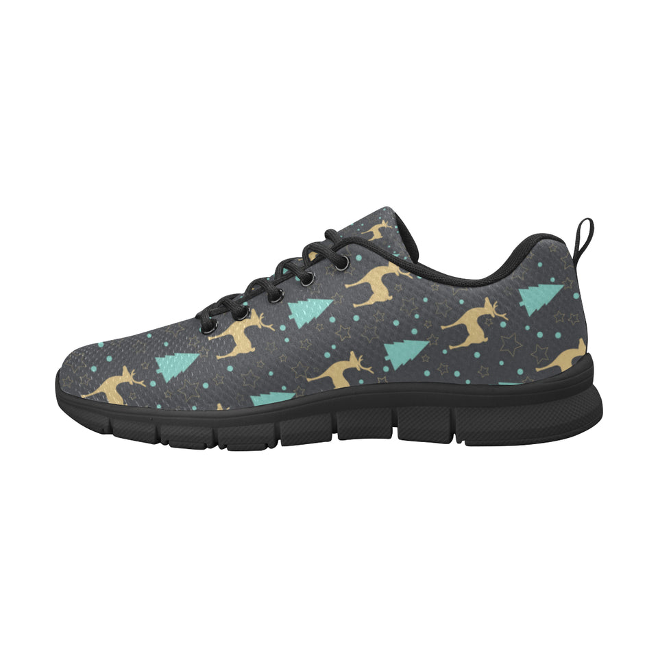 Deers star tree pattern Women's Sneaker Shoes