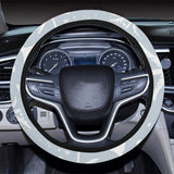 Christmas tree winter forest pattern Car Steering Wheel Cover