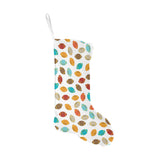 Colorful american football ball pattern Christmas Stocking