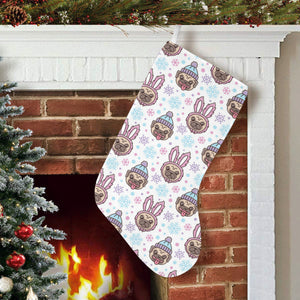 Cute pug hat rabbit costume pattern Christmas Stocking