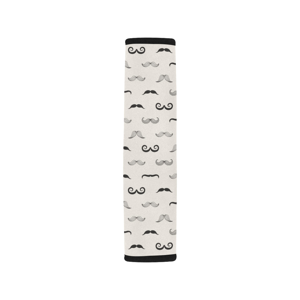 Mustache Beard Pattern Print Design 05 Car Seat Belt Cover