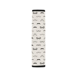 Mustache Beard Pattern Print Design 05 Car Seat Belt Cover