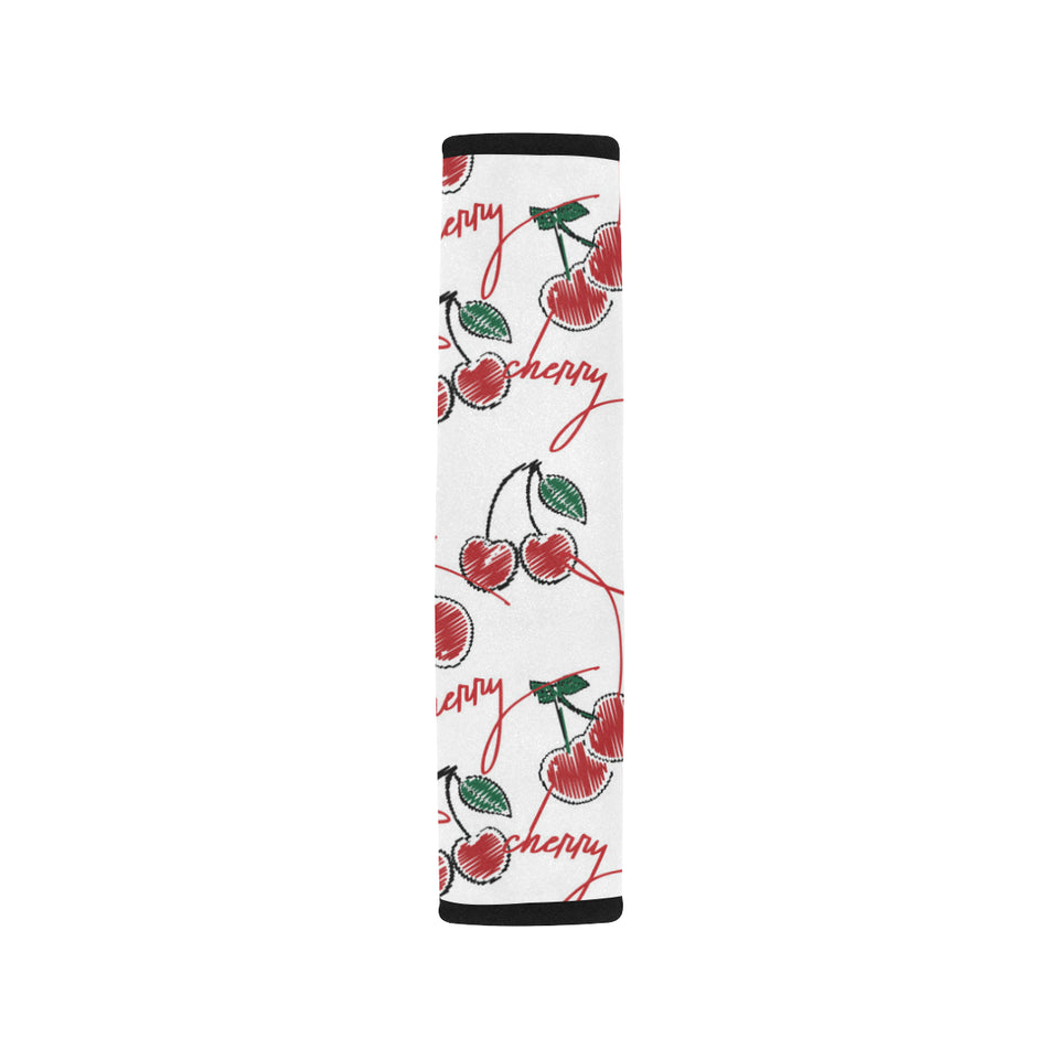 Hand drawn cherry pattern Car Seat Belt Cover