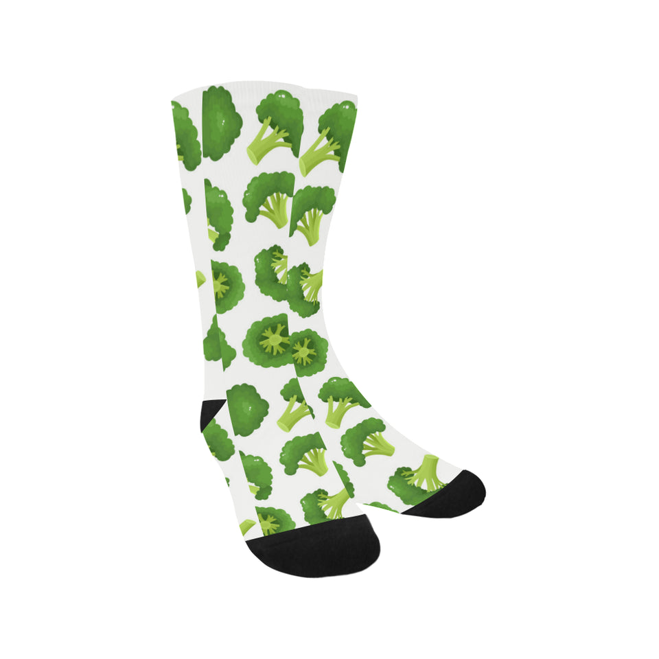 Cute broccoli pattern Crew Socks
