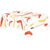 Waterclor boomerang Australian aboriginal ornament Tablecloth