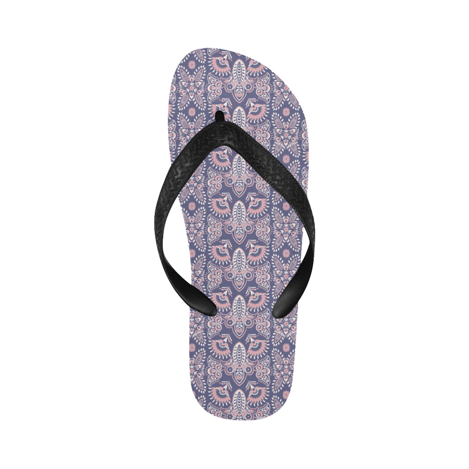 Indian Batik Style pattern Unisex Flip Flops