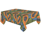 Colorful papaya tropical leaves Tablecloth