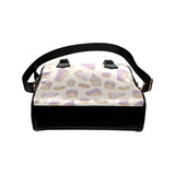Cakes pies tarts muffins and eclairs purple bluebe Shoulder Handbag