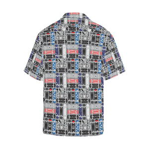 Skate Board Pattern Print Design 04 Men's All Over Print Hawaiian Shirt (Model T58)