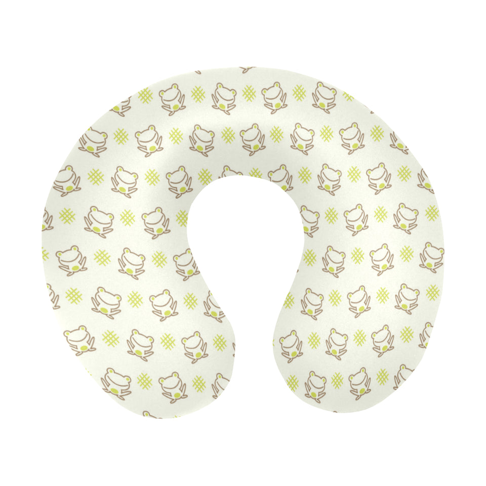 Cute cartoon frog baby pattern U-Shaped Travel Neck Pillow