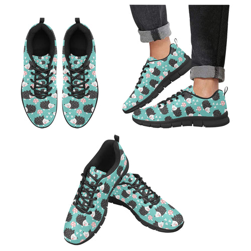 Hedgehog Pattern Print Design 03 Men's Breathable Sneakers ( Model 055)