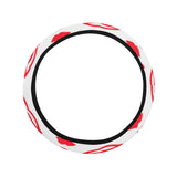 Lips Pattern Print Design 05 Car Steering Wheel Cover