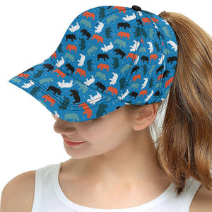 Colorful rhino pattern All Over Print Snapback Cap