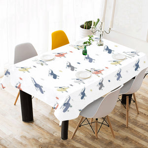 Cute helicopter star pattern Tablecloth