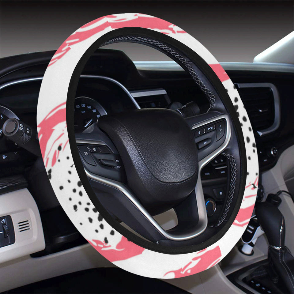 Hand drawn dragon fruit Car Steering Wheel Cover