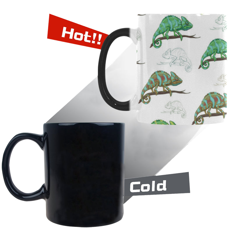 Chameleon lizard pattern Morphing Mug Heat Changing Mug